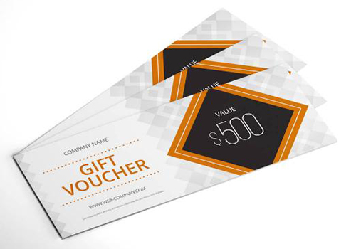 gift vouchers print certificates for businesses